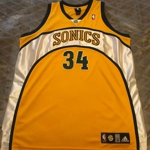 Ray Allen throwback jersey Seattle super Sonics